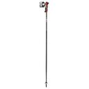 LEKI Airfoil 3D Ski Pole, 125 cm, Black/Bright Red/Dark Anthracite