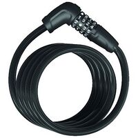 ABUS Spiralkabelschloss Numero 5510C/180, Schwarz