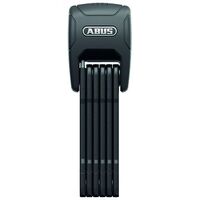 ABUS Faltschloss Bordo Granit 6500KA/90 + SH Halter, Schwarz