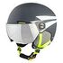 ALPINA Zupo Visor Q-Lite Skihelm, 54-58cm, Charcoal-Neon Matt