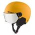 ALPINA Zupo Visor Q-Lite Ski Helmet, 51-55cm, Burned Yellow Matt