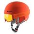 ALPINA Zupo Set & Scarabeo Jr. Skihelm & Skibrille, 51-54cm, Pumpkin-Orange Matt