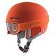 ALPINA Zupo Set & Piney Skihelm & Skibrille, 48-52 cm, Pumpkin-Orange Matt