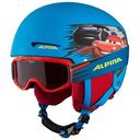 ALPINA Zupo Disney Set Ski Helmet & Goggles, 51-55 cm, Cars