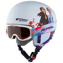 ALPINA Zupo Disney Set Ski Helmet & Goggles, 51-55 cm, Frozen II