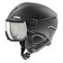 UVEX Instinct Visor Ski Helmet, 53-56cm, Black Matt