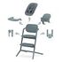 CYBEX Lemo 4-in-1 Highchair, Stone Blue (521003199)