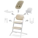CYBEX Lemo 4-in-1 Highchair, Sand White (521003223)