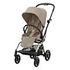 CYBEX Eezy S Twist+2 Buggy, Almound Beige - Taupe Frame