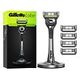 GILLETTE Labs mit Reinigungs-Element, Premium Silber, Geschenkset (5 Klingen)