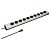 MAX HAURI Steckdosenleiste Power Line 10x T13 mit Schalter, Silber / Schwarz (127392)