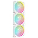 CORSAIR LX Series iCUE LX120 RGB Starter Kit, White, 120mm, Pack of 3 (CO-9051030-WW)