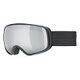 UVEX Scribble FM Ski Goggles, Black - Mirror Silver