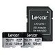 LEXAR Silver Plus microSDXC, UHS-I U3, 128GB, Pack of 2 (LMSSIPL128G-B2ANG)