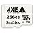 AXIS Sandisk microSDXC, UHS-I U3, 256GB, Weiss (02021-001)