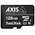 AXIS Sandisk microSDXC, UHS-I U3, 128GB, Pack of 10, Black (01678-001)