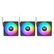 THERMALTAKE CT140 EX ARGB Sync, Black, 140mm, Pack of 3 (CL-F182-PL14SW-A)