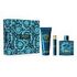 VERSACE Eros pour Homme Eau de Parfum Spray 100 ml + Eau de Parfum 10 ml + 150 ml Shower Gel Gift Set