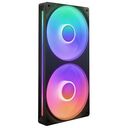 NZXT F Series F240 RGB Core Single-Frame Fan Unit, 240mm, Matt Schwarz (RF-U24HF-B1)
