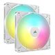CORSAIR RS-Series RS140 ARGB, White, 140mm, Pack of 2 (CO-9050187-WW)
