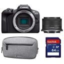 CANON EOS R100 Value Up Kit, RF-S 18-45 mm IS STM, Black (6052C072)