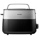 PHILIPS HD2516/90 Daily Collection Toaster, Black / Silver