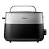 PHILIPS HD2516/90 Daily Collection Toaster, Schwarz / Silber