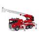 BRUDER Scania Super 560R Feuerwehr mit Drehleiter, Wasserpumpe und Light & Sound Modul (03591)