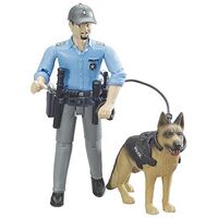 BRUDER Polizist mit Hund (62150)