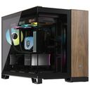 CORSAIR 2500X Window, Schwarz / Walnussholz (CC-9011286-WW)