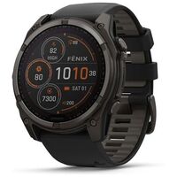 GARMIN fenix 8 - SOLAR, Sapphire, Graphite / Titan Carbon Grey, 51mm (010-02907-11)