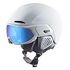 ALPINA Alto Q-Lite Skihelm, S (51-55cm), White Matt (Blue Revo)