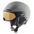 ALPINA Alto Q-Lite Skihelm, M (55-59cm), Moon-Grey Matt (Gold Mirror)