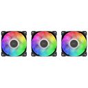 GEOMETRIC FUTURE Squama 2501B, 120mm, Black, pack of 3 (GEO-S2501B-3)