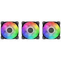 GEOMETRIC FUTURE Squama 2501B, 120mm, Black, pack of 3 (GEO-S2501B-3)