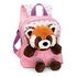 NICI Rucksack mit Roter Panda Plüschtier, Rosa (49853)