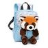 NICI Rucksack mit Roter Panda Plüschtier, Hellblau (49852)