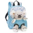 NICI Rucksack mit Koala Plüschtier, Hellblau (49840)