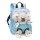 NICI Rucksack mit Koala Plüschtier, Hellblau (49840)