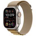 APPLE Watch Ultra 2 GPS + Cellular, 49mm Titanium Case, Natural with Alpine Loop L, Tan (MX4H3FD/A)