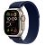 APPLE Watch Ultra 2 GPS + Cellular, 49mm Titangehäuse, Natur mit Trail Loop, Blau - M/L (MX4L3FD/A)
