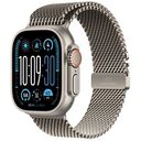 APPLE Watch Ultra 2 GPS + Cellular, 49mm Titangehäuse, Natur mit Milanaise Loop S (MX4M3FD/A)