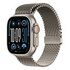 APPLE Watch Ultra 2 GPS + Cellular, 49mm Titangehäuse, Natur mit Milanaise Loop - Small (MX4M3FD/A)