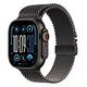 APPLE Watch Ultra 2 GPS + Cellular, 49mm Titangehäuse, Schwarz mit Milanaise Loop M (MX5U3FD/A)