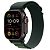 APPLE Watch Ultra 2 GPS + Cellular, 49mm Titangehäuse, Schwarz mit Alpine Loop M, Dunkelgrün (MX4R3FD/A)