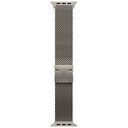 APPLE Milanaise Armband 49mm, Titan Natur, Large (MGHQ4ZM/A)