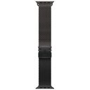 APPLE Milanaise Armband 49mm, Titan Schwarz, Large (MGHU4ZM/A)