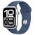 APPLE Watch Series 10 GPS, 42mm Aluminiumgehäuse, Silber mit Sportarmband S/M, Denim (MWWA3QF/A)