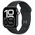 APPLE Watch Series 10 GPS, 42mm Aluminiumgehäuse, Diamantschwarz mit Sportarmband S/M, Schwarz (MWWE3QF/A)