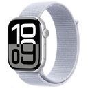 APPLE Watch Series 10 GPS, 46mm Aluminium Case, Silver with Sport Loop, Blue Cloud (MWWN3QF/A)